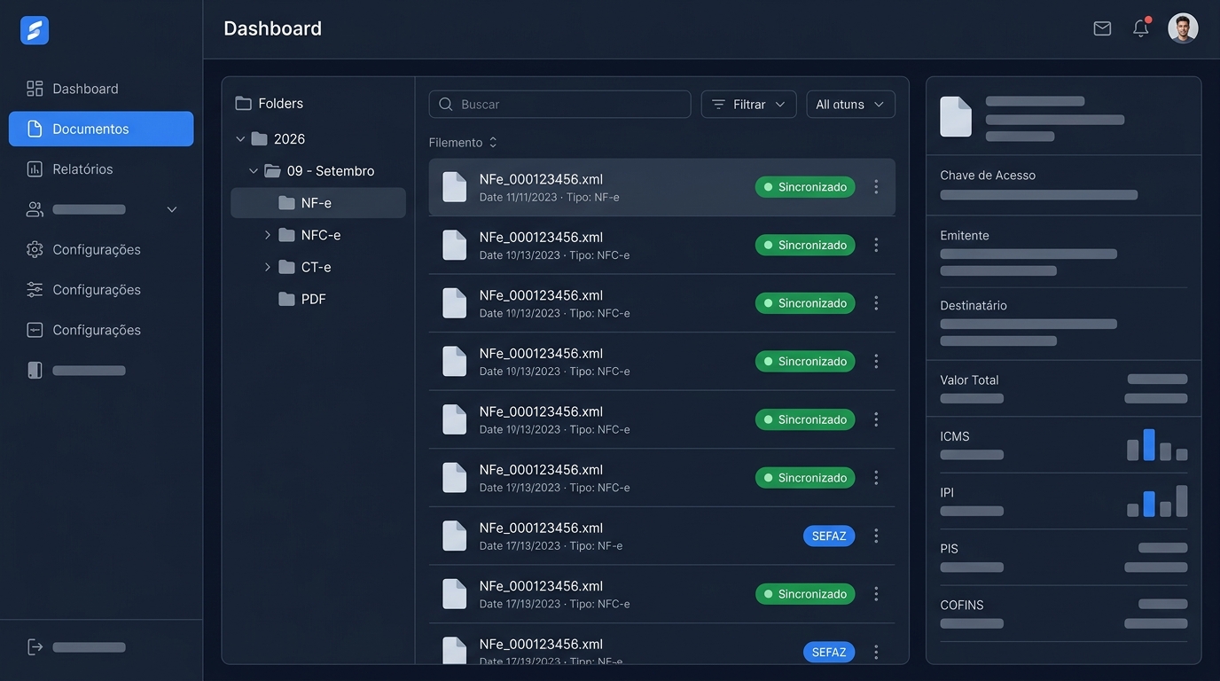 Q-Drive — Drive fiscal com organização automática
